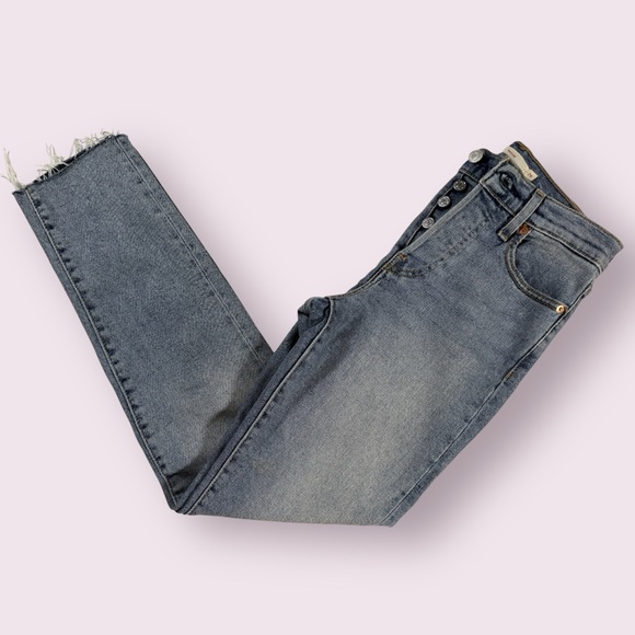 Levi's Denim - Levi’s Light Wash Wedgie Straight Button Fly Denim Jeans
